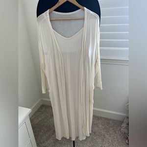 Nothing fits but two piece dress/ cover up set